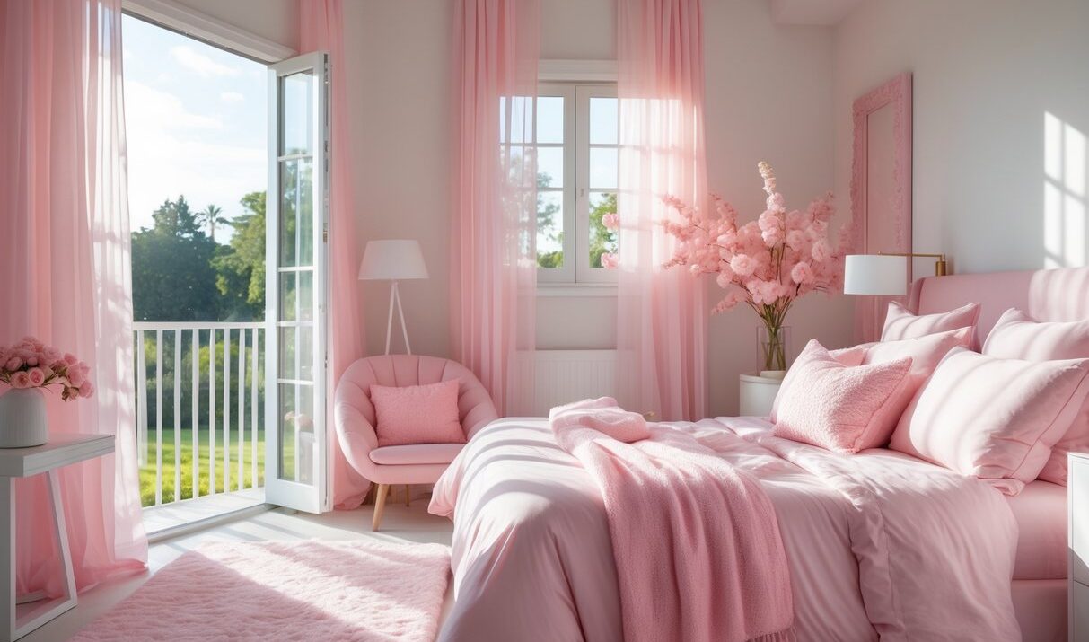 Pink Bedroom Decor