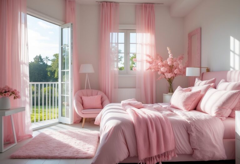 Pink Bedroom Decor