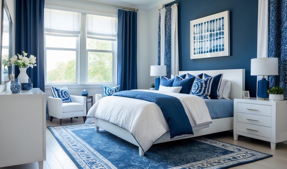 10 White and Blue Bedroom Ideas to Elevate Your Space with Timeless Style