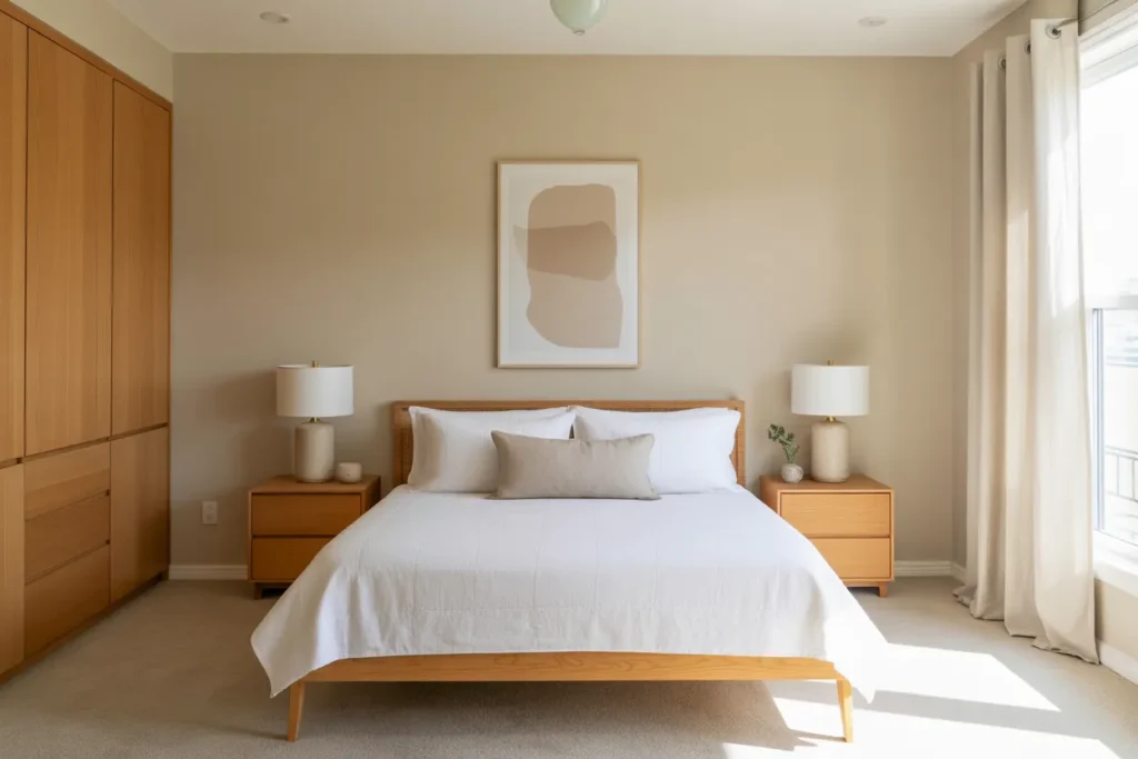 Sherwin Williams Accessible Beige Bedroom Ideas (4)