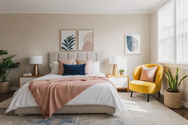 Sherwin Williams Accessible Beige Bedroom Ideas