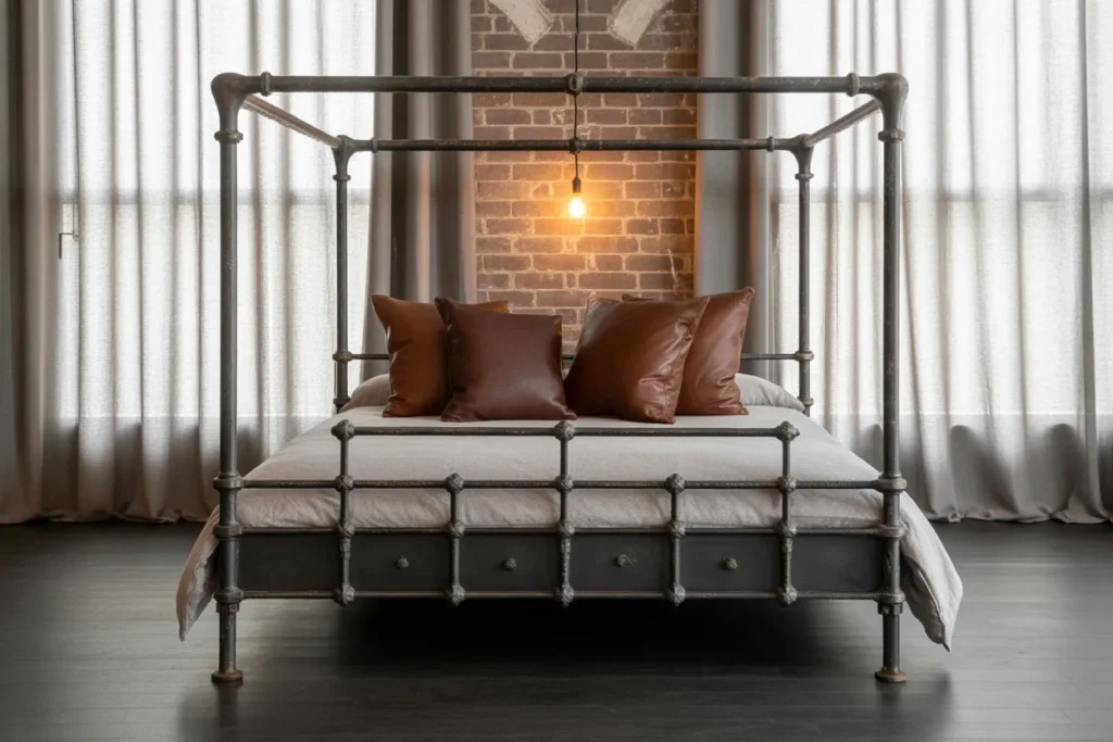 industrial bedroom ideas