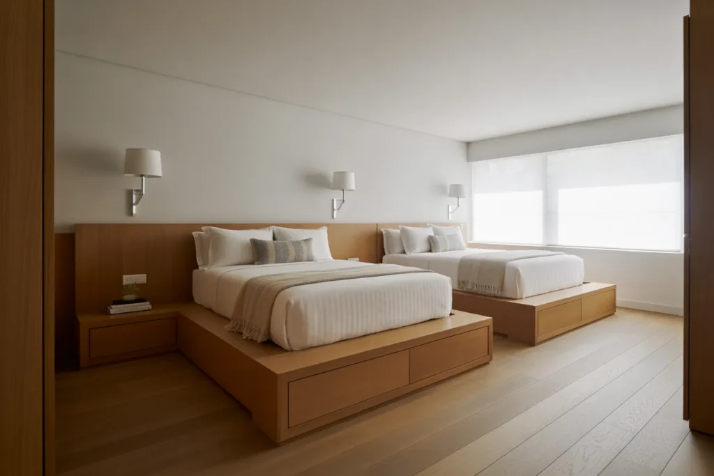 2 bed in one room ideas