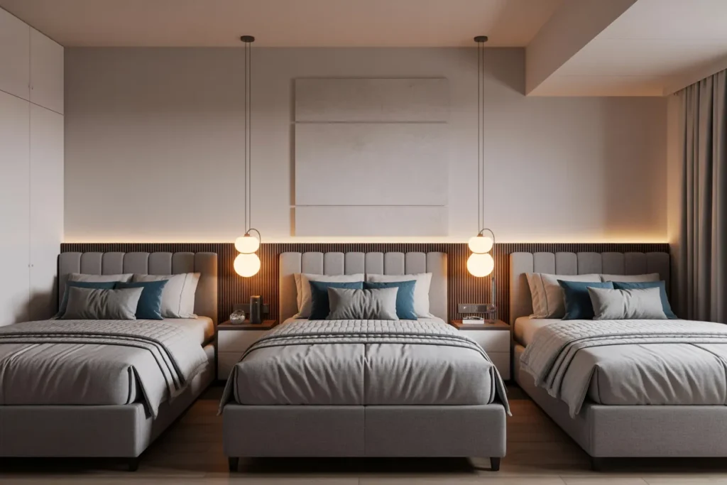 3 bed in one room ideas