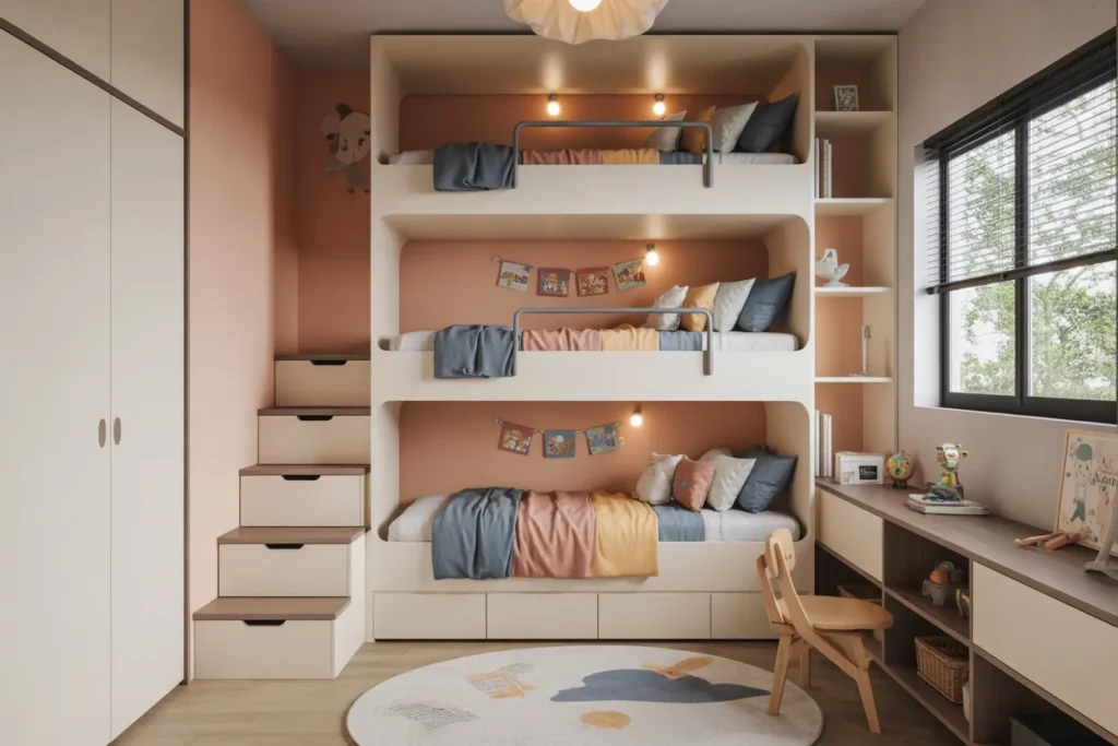 3 bed in one room ideas