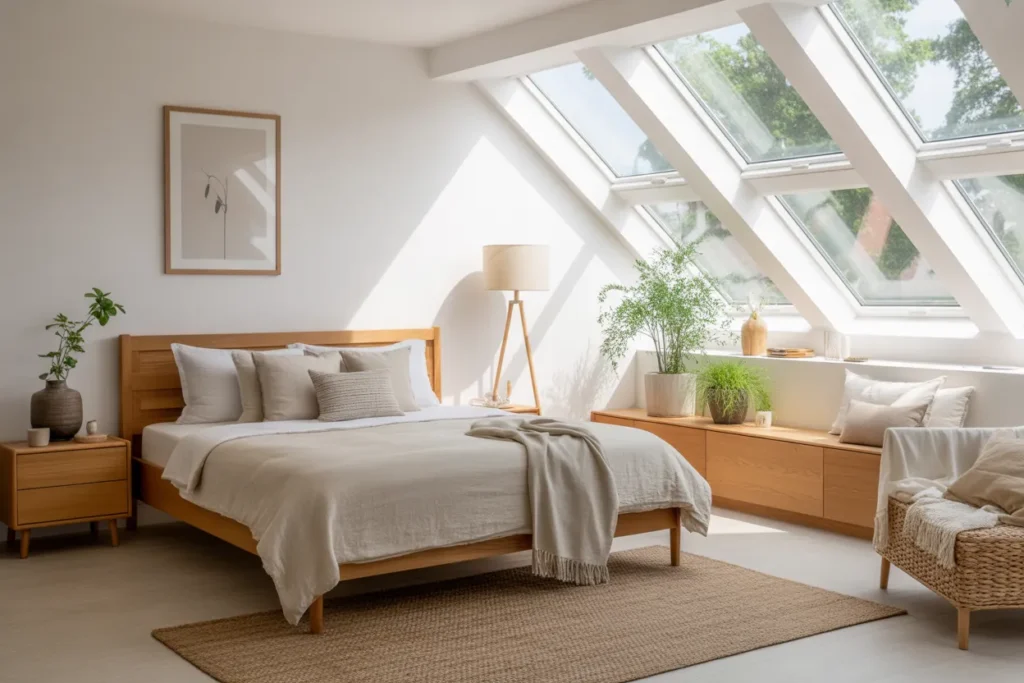 bed in living room ideas