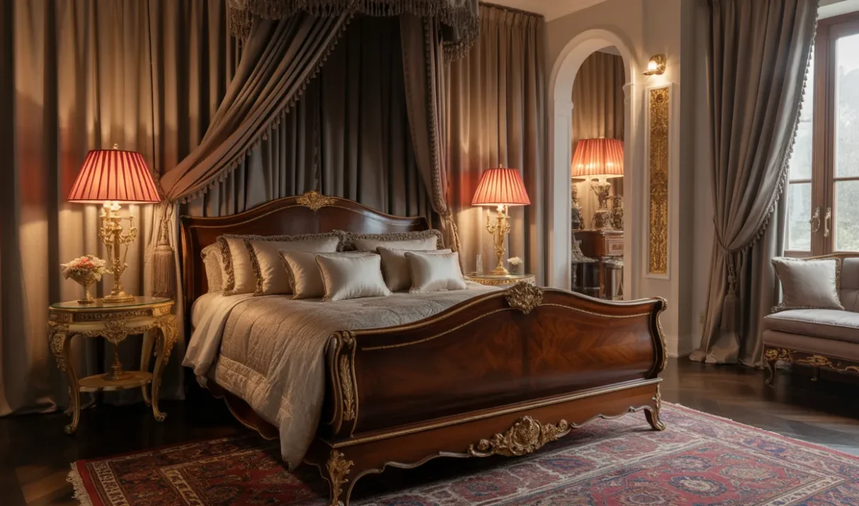 Dark Wood Bed Frame Room Ideas – 15 Elegant & Cozy Bedroom Inspirations