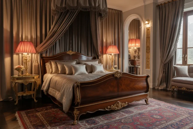 Dark Wood Bed Frame Room Ideas – 15 Elegant & Cozy Bedroom Inspirations