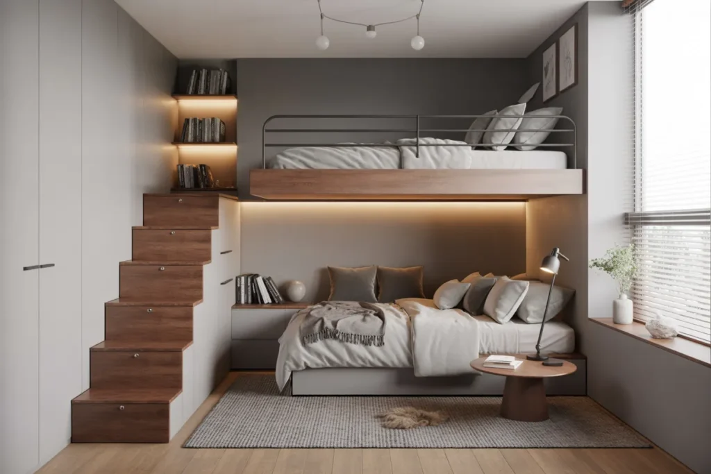 double deck bed ideas for small room