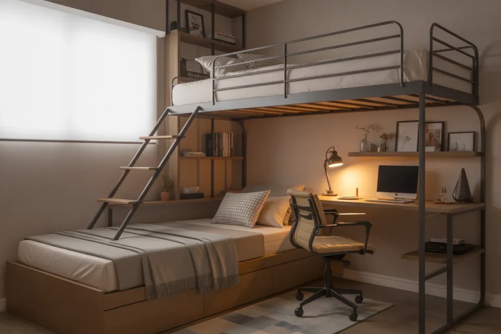 double deck bed ideas for small room
