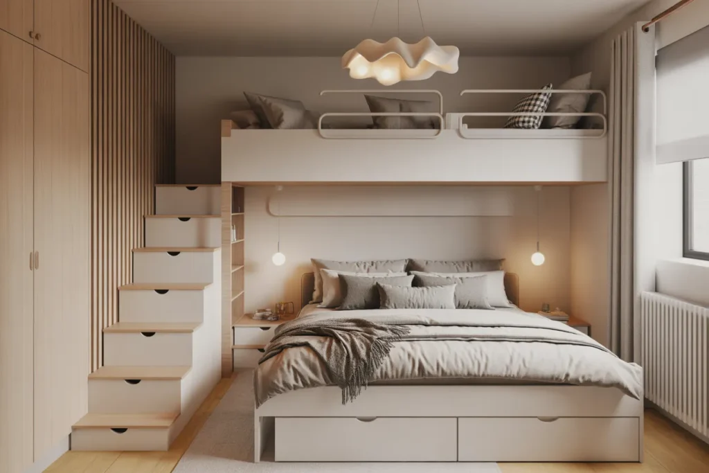 double deck bed ideas for small room