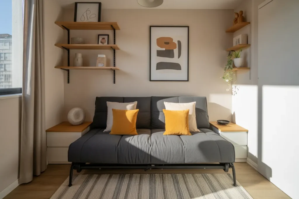 sofa bed guest room