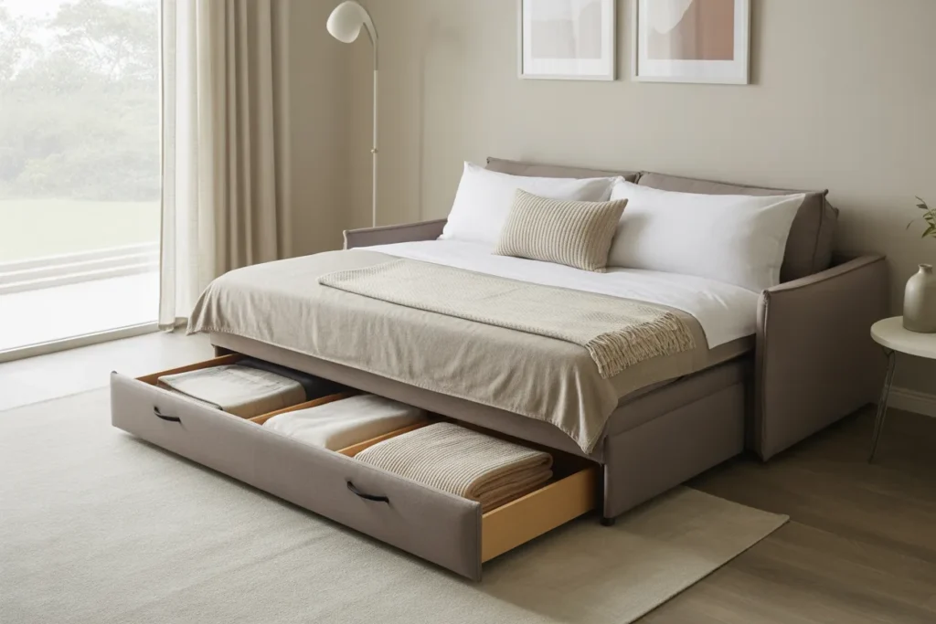 sofa bed guest room