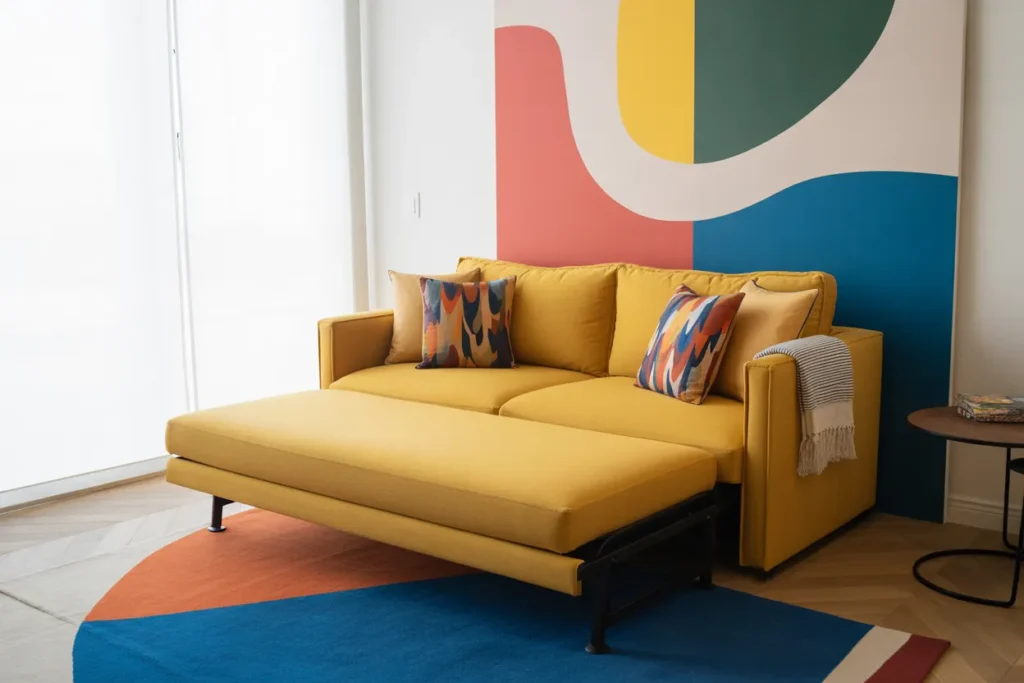sofa bed guest room