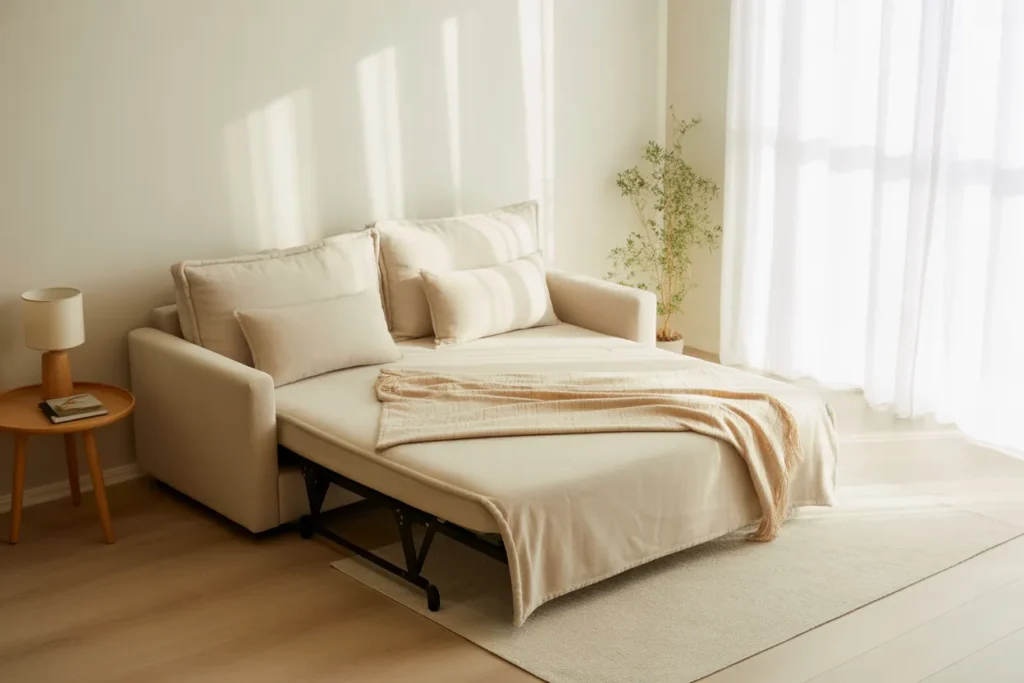 sofa bed guest room
