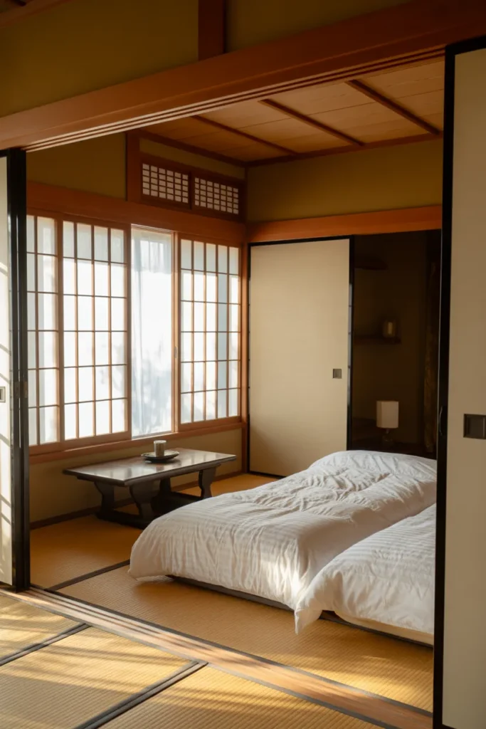 bed on floor ideas small room