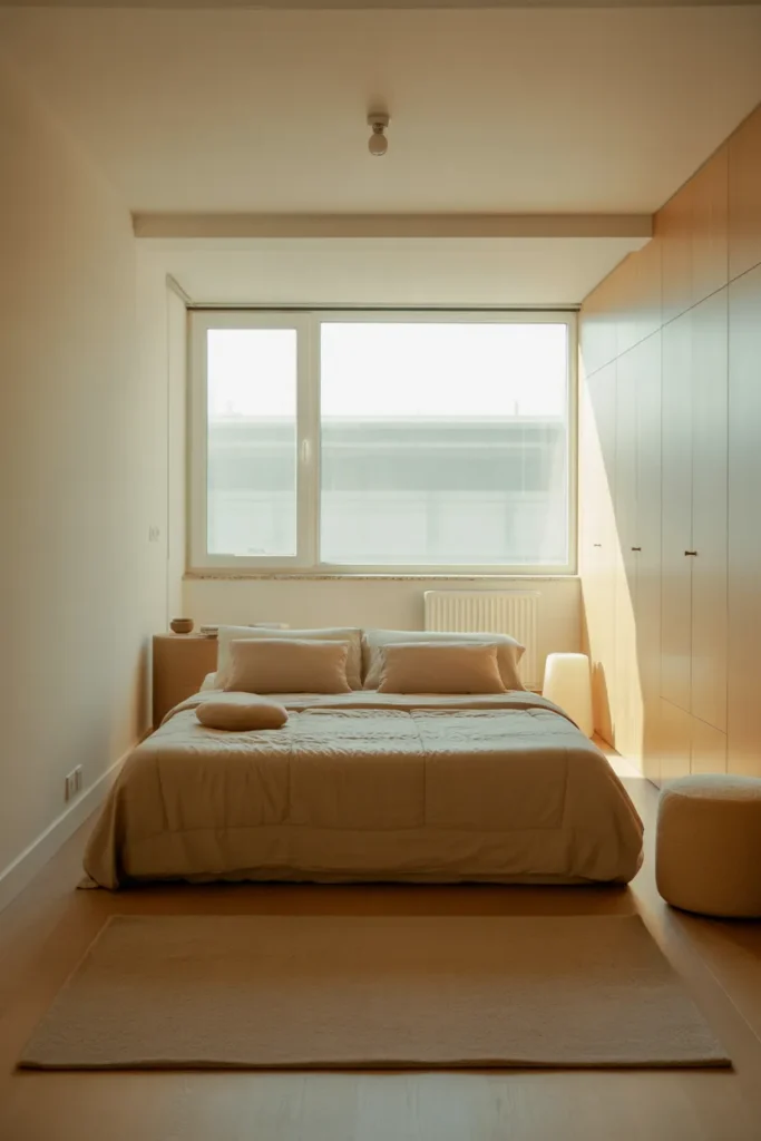 bed on floor ideas small room