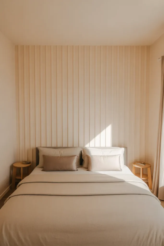 bedroom wallpaper accent wall