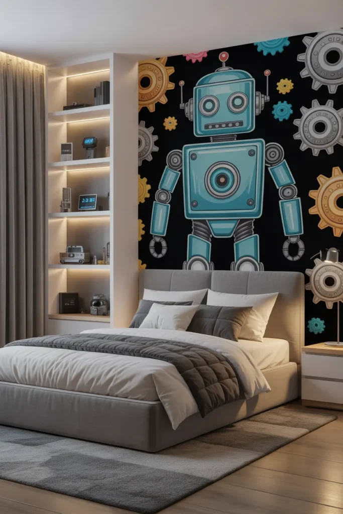 boys bedroom wallpaper