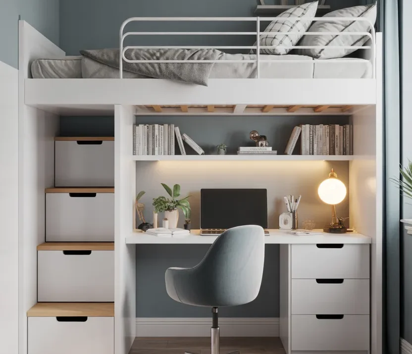 17 Bunk Bed With Desk Ideas for Small Rooms (Space-Saving Layouts You’ll Love)
