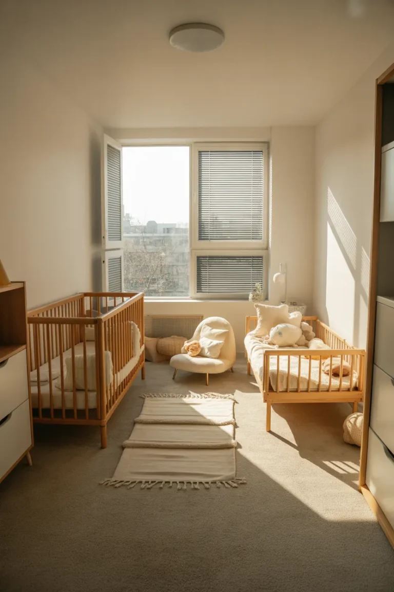 18 Crib and Toddler Bed Shared Room Ideas