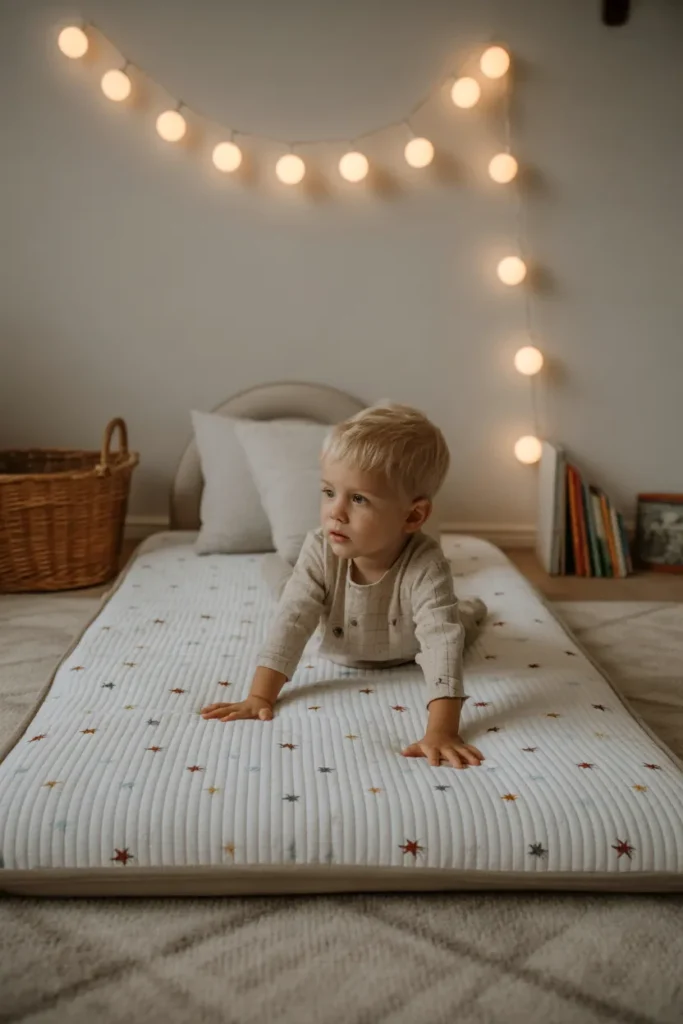 floor bed toddler boy room