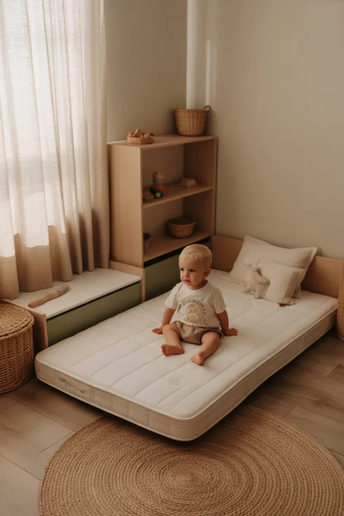 floor bed toddler boy room