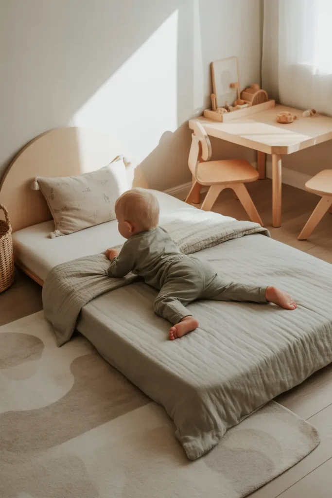 floor bed toddler boy room