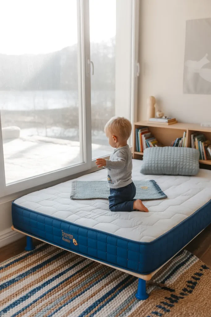 floor bed toddler boy room