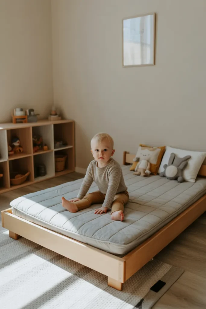 floor bed toddler boy room