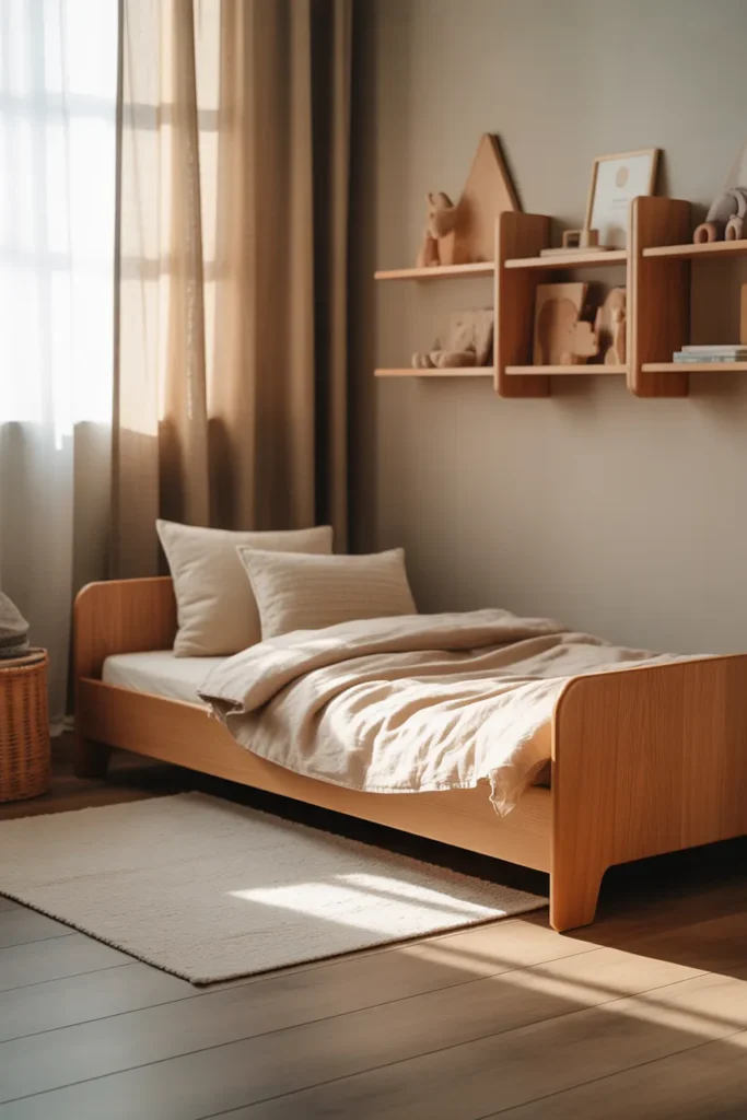 floor bed toddler boy room