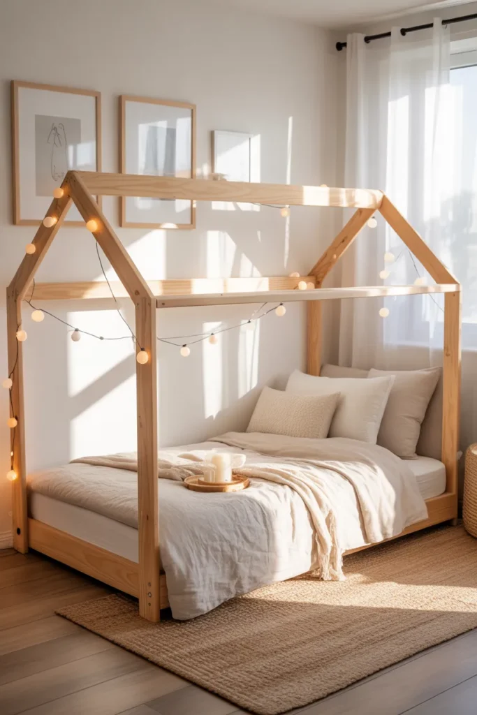 floor bed toddler boy room