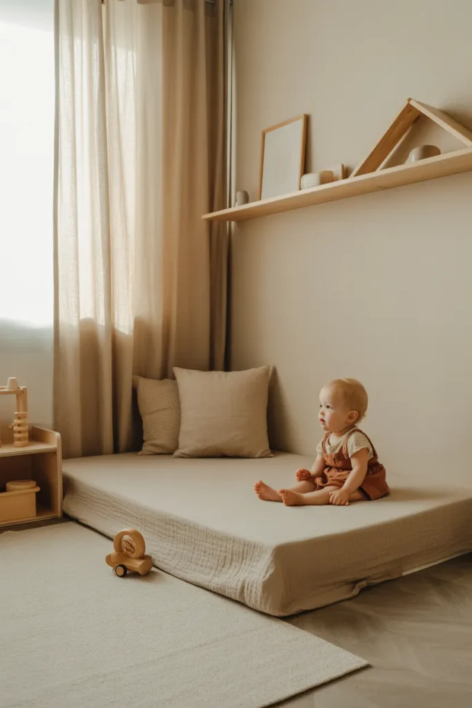 floor bed toddler boy room