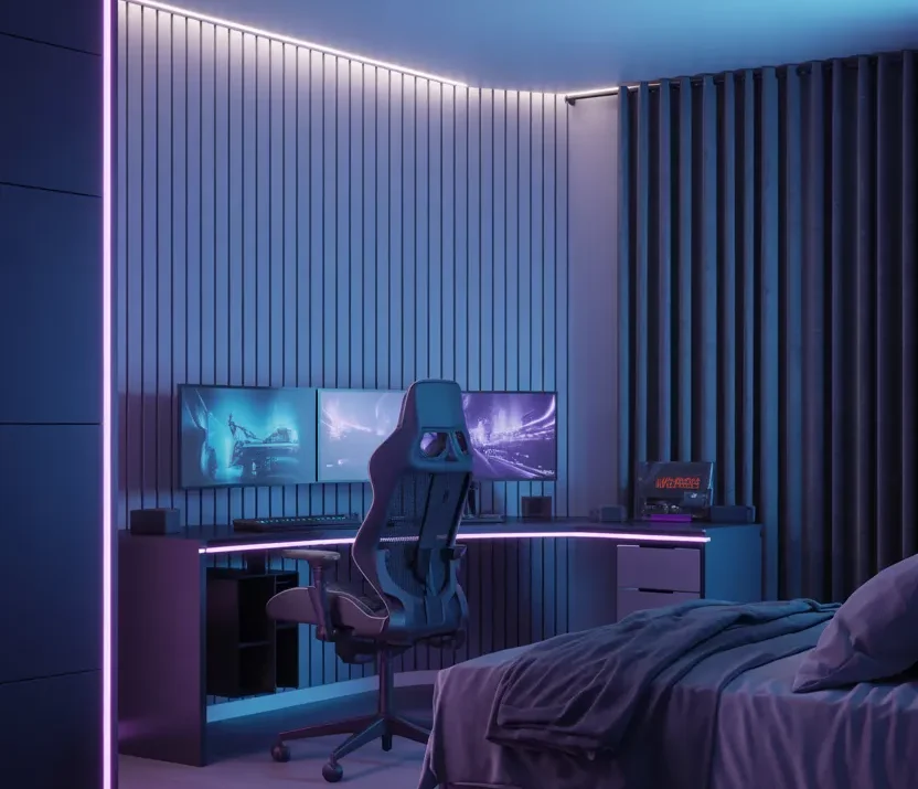 15 Gaming Room with Bed Ideas for the Ultimate Gamer Setup