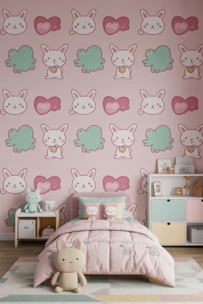 girls bedroom wallpaper