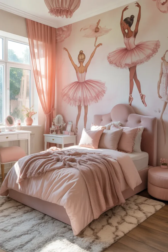 girls bedroom wallpaper