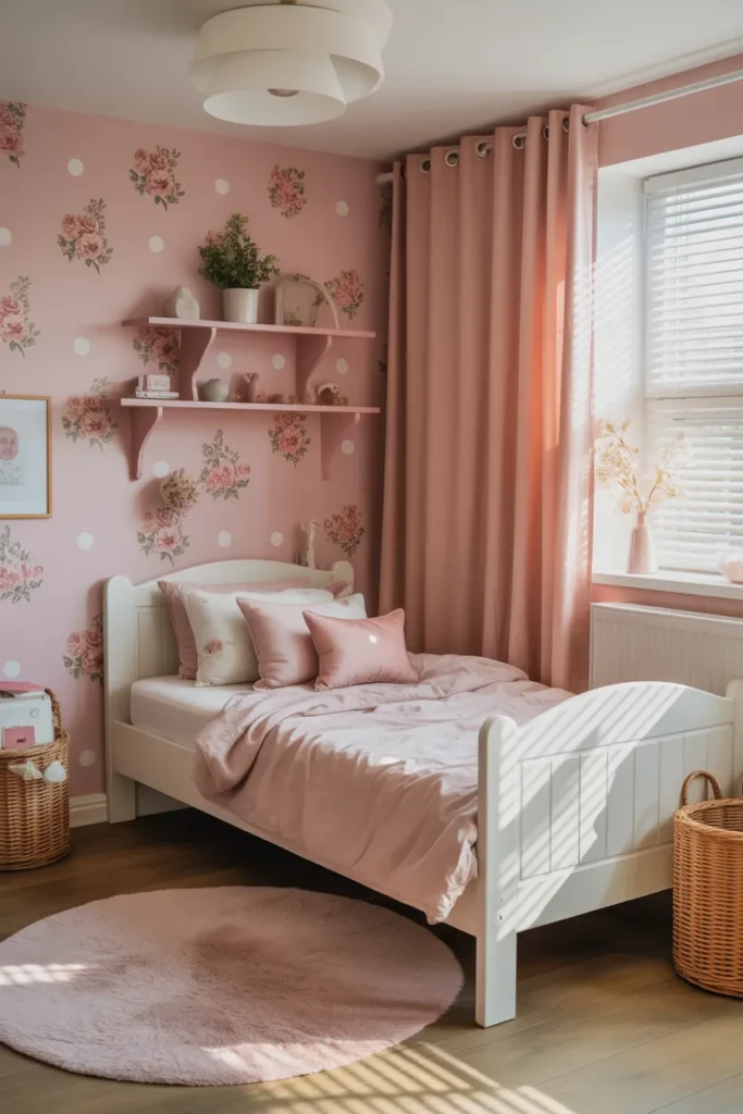 girls bedroom wallpaper