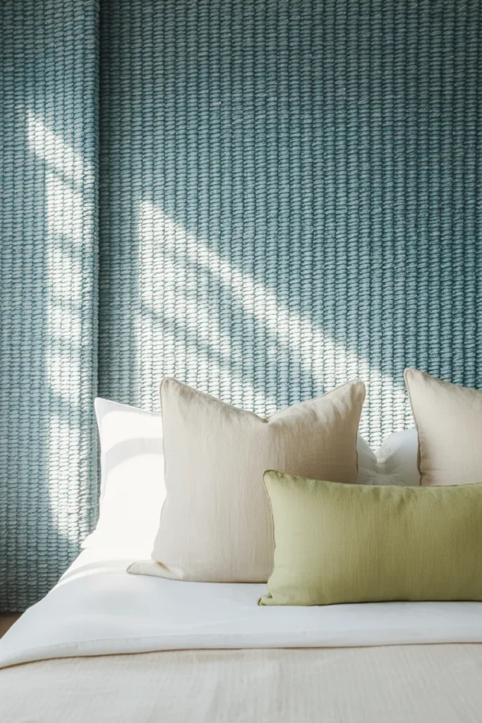 grasscloth wallpaper bedroom