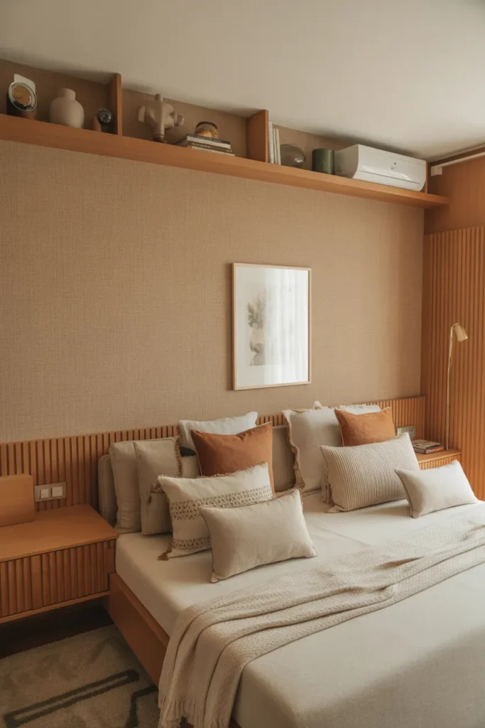 grasscloth wallpaper bedroom