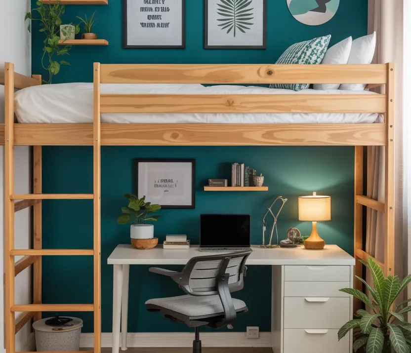 18 Lofted Bed Dorm Room Ideas That Maximize Space and Style