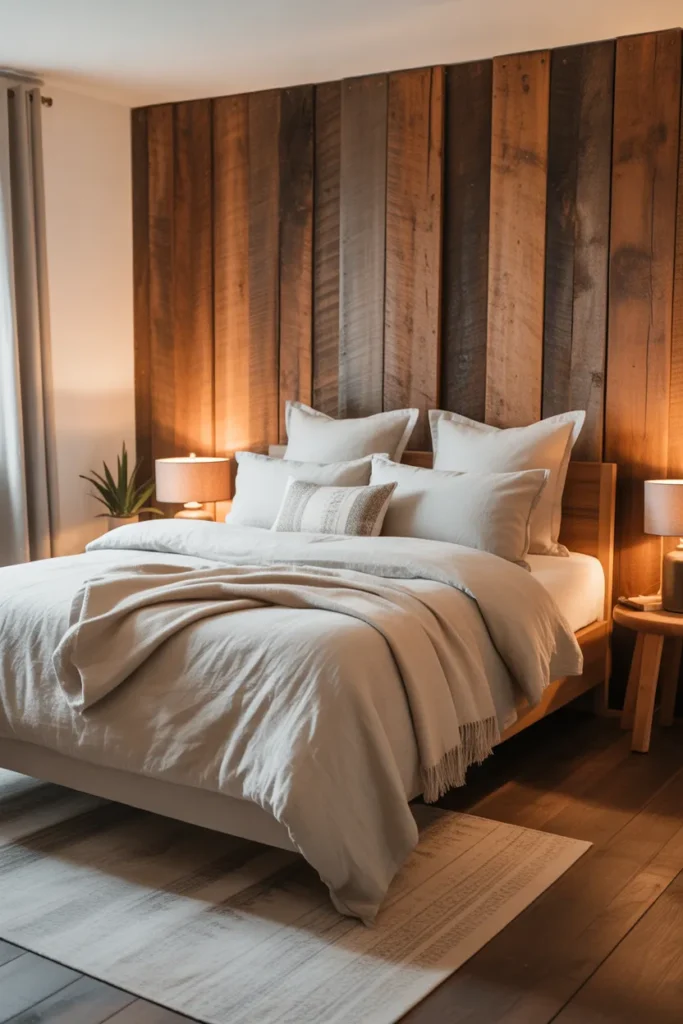 master room bed back wall design bedroom