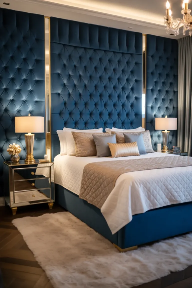 19 Master Room Bed Back Wall Design Bedroom