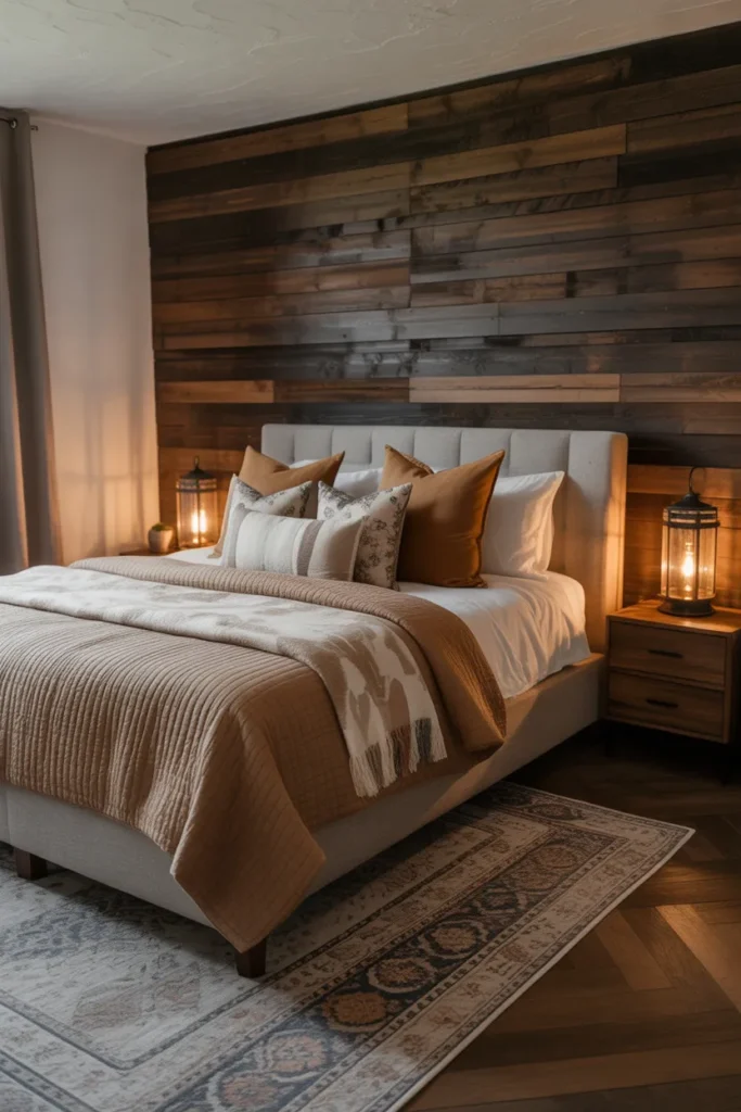 master room bed back wall design bedroom