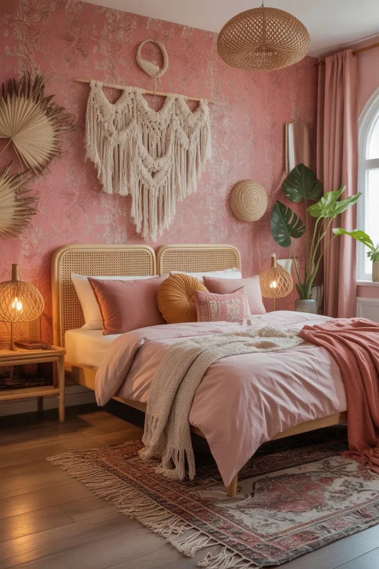 20 Pink Wallpaper Bedroom Ideas to Transform Your Space