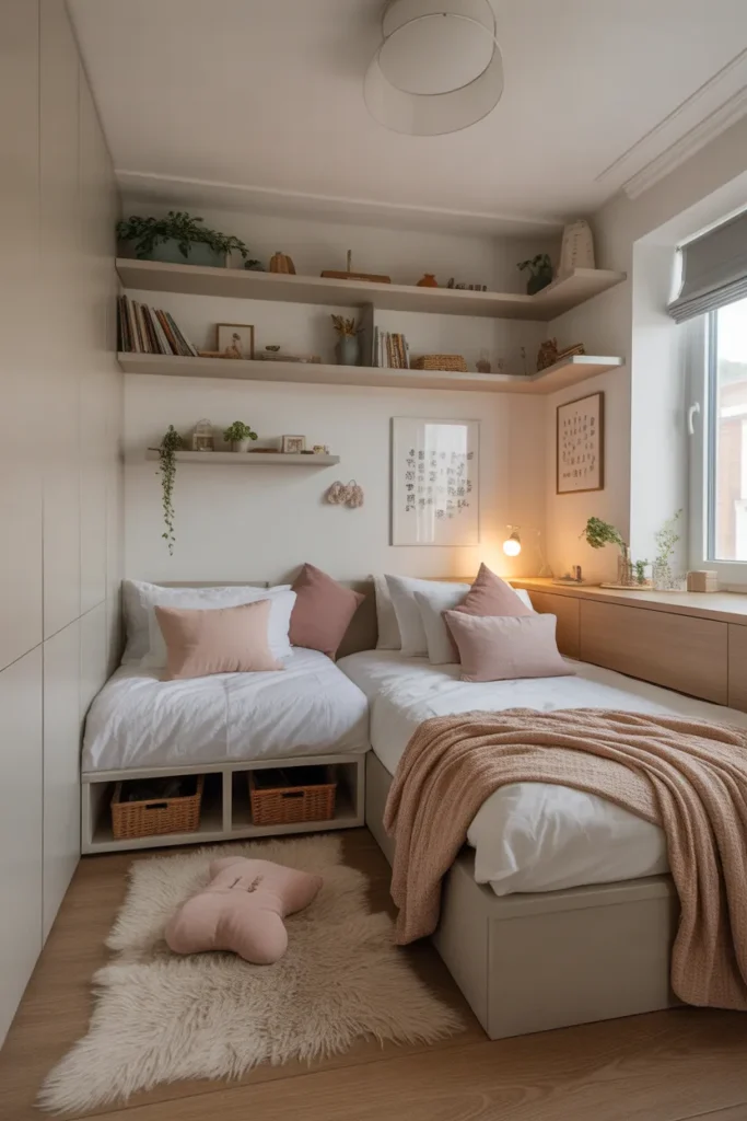 toddler bed in parents room