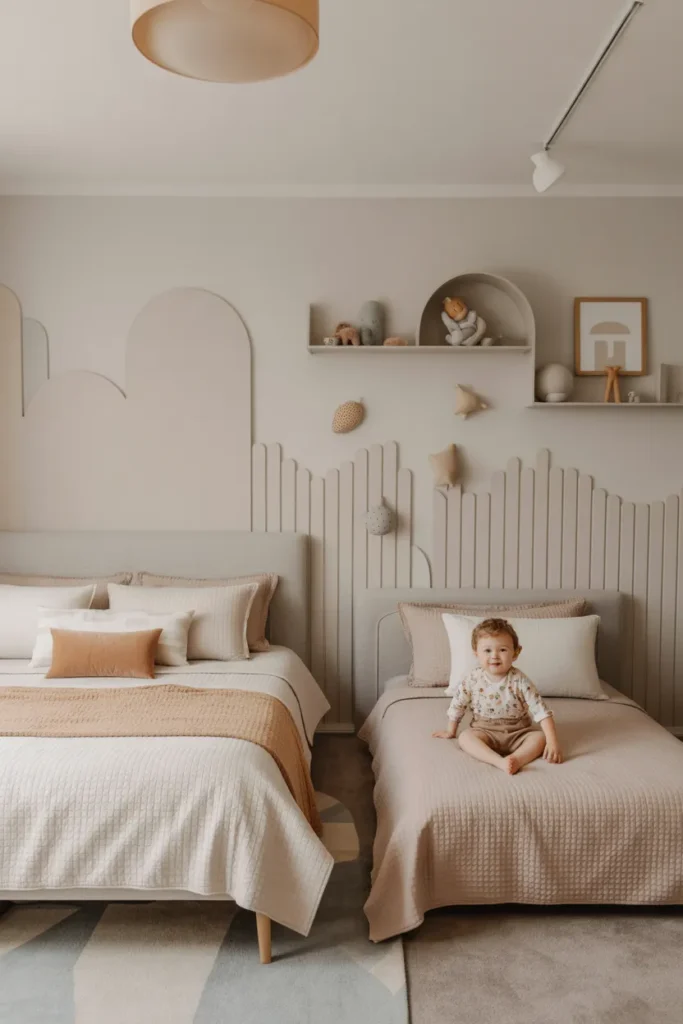 toddler bed in parents room