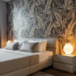 tropical wallpaper bedroom