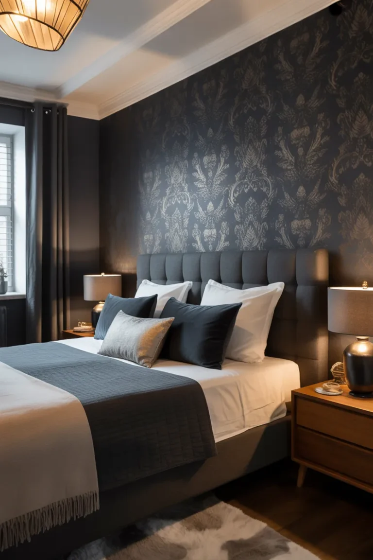 15 Wallpaper Bedroom Feature Wall Ideas