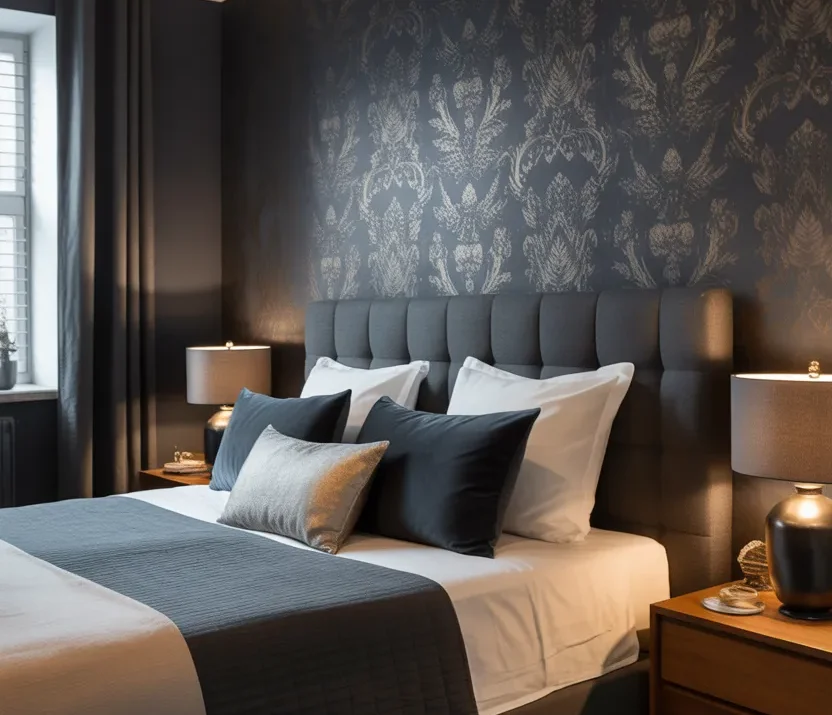 15 Wallpaper Bedroom Feature Wall Ideas