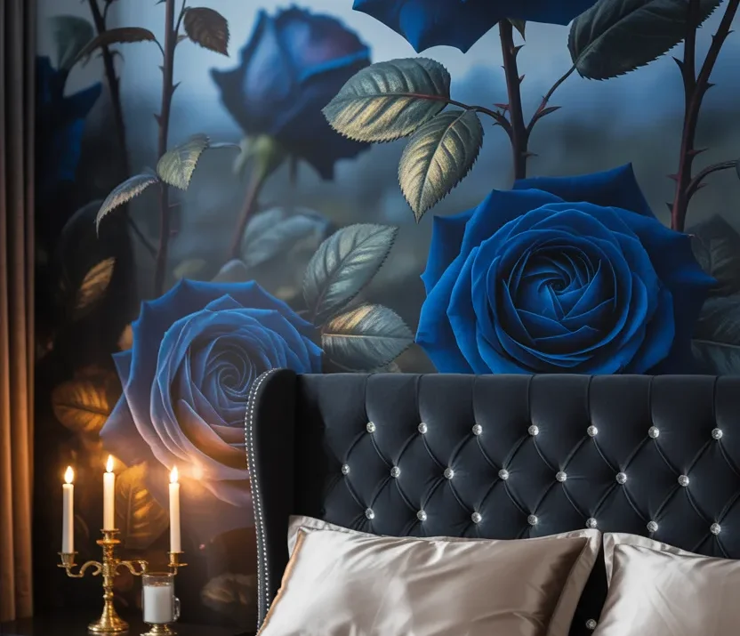 17 Blue Floral Wallpaper Bedroom Ideas That Will Make Your Room Feel Like a Serene Garden 😍✨